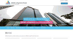 Desktop Screenshot of epayment.skmm.gov.my